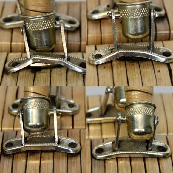 Vtg 1970s Straw Handbag Tote Purse Bag Boho Beach Vacation Cruise Embroidered - Picture 7 of 15